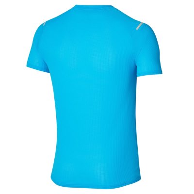 Camisa Mizuno Dryaeroflow Tee Hombre - Azules - Chile M023FCQGRM
